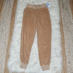 NWT Abound Tan Velour Jogger Pants - Size XXS - Soft & Cozy Lounge